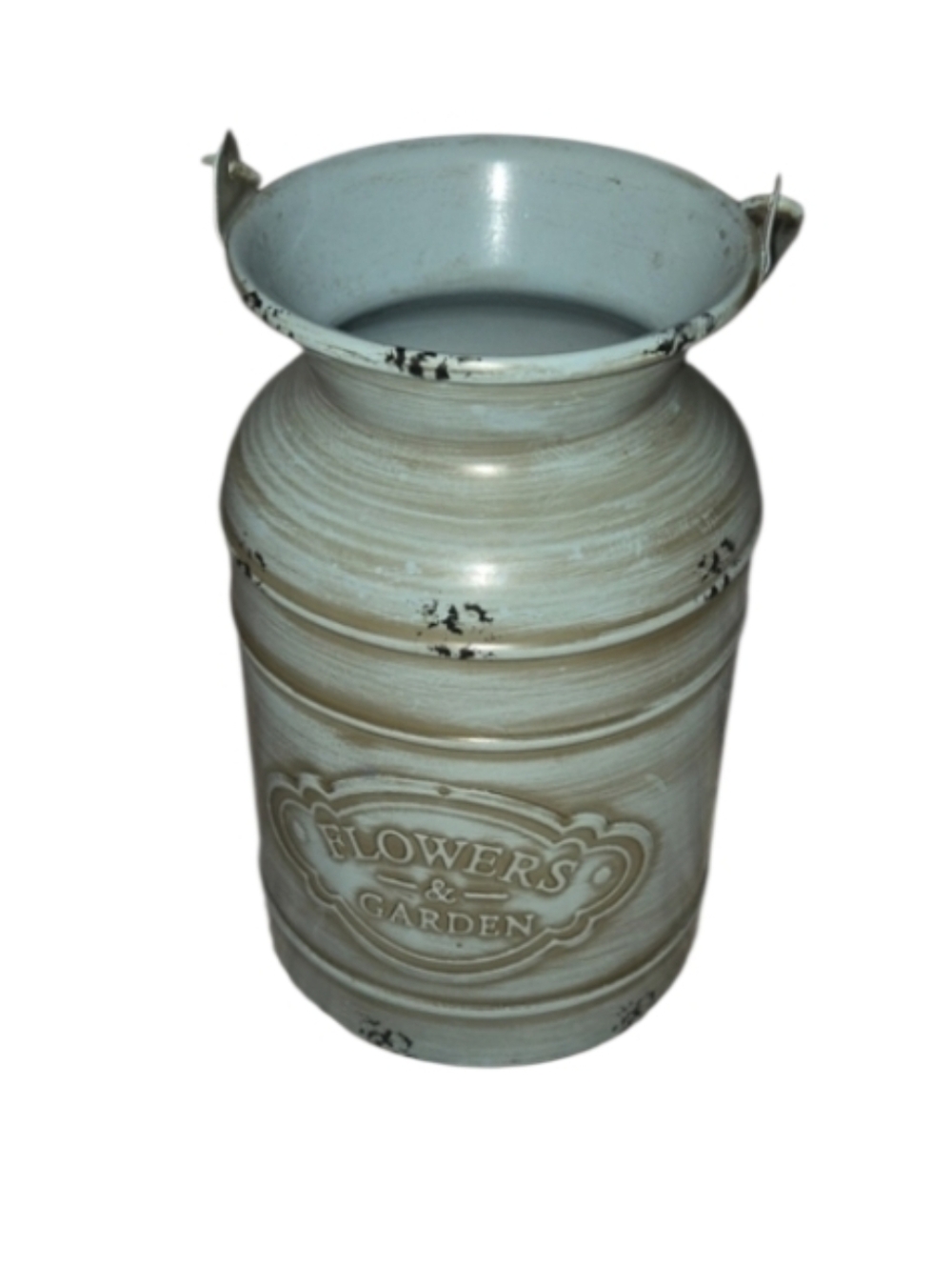 Flowers & Garden Farmstyle Rustic Milk Can Metal Vase